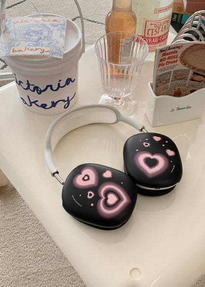 Your Emotions Plumpily Heart Black Airpods Max Case