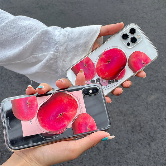 Byemypie Donut Peach Phone Case (Hard Jelly 透明殼)