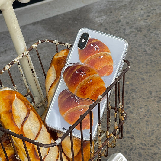 Byemypie Salt Bread Phone Case (Hard Jelly 透明殼)