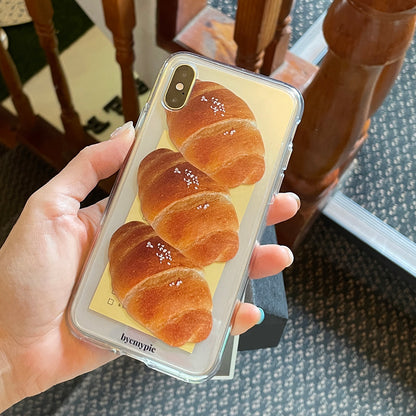 Byemypie Salt Bread Phone Case (Hard Jelly 透明殼)