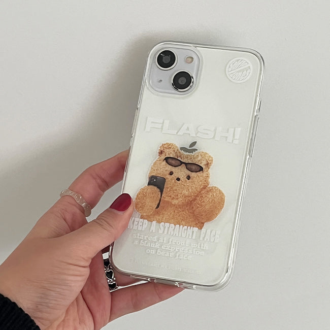 Gummy Basic Flash Phone Case  (Clear/Tank Clear 透明/透明Tank款)