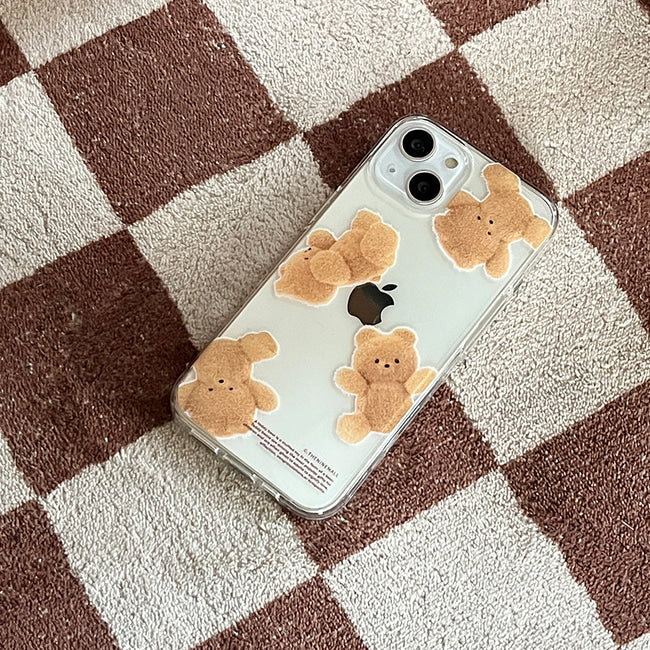 Pattern Gummy Tumbling Phone Case (Clear/Tank Clear 透明/透明Tank款)