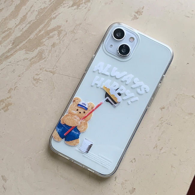 Painter Gummy Phone Case (Clear/Tank Clear 透明/透明Tank款)