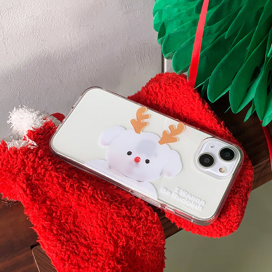 Ppokku Wannabe Santa Phone Case (Clear/Tank Clear 透明/透明Tank款)