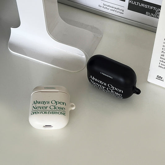 Simple Always Open Airpods Case (Hard 硬殼) (2色)