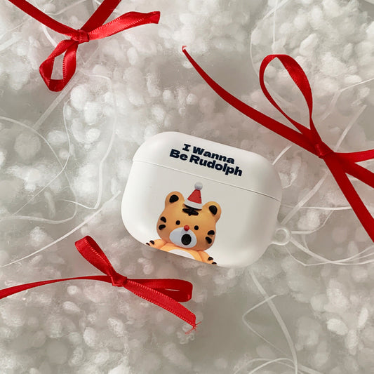 Hey Tiger Wannabe Santa Airpods Case (Hard 硬殼)