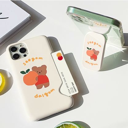 【1+1 Sale】315 Saegom Dalgom Hug Phone Case (Card Storage 插卡款) + Pop Tok