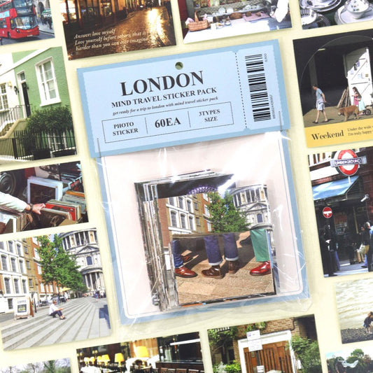 Indigo Mind Travel Sticker Pack - London (60EA)