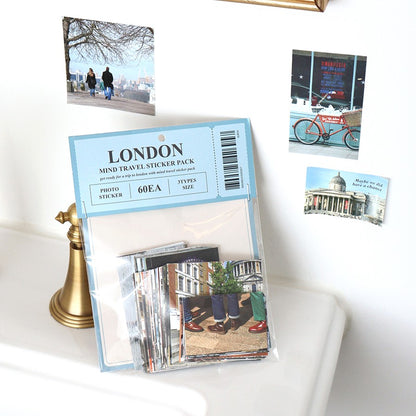 Indigo Mind Travel Sticker Pack - London (60EA)