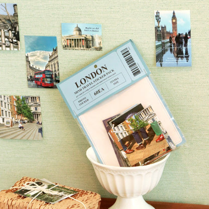 Indigo Mind Travel Sticker Pack - London (60EA)