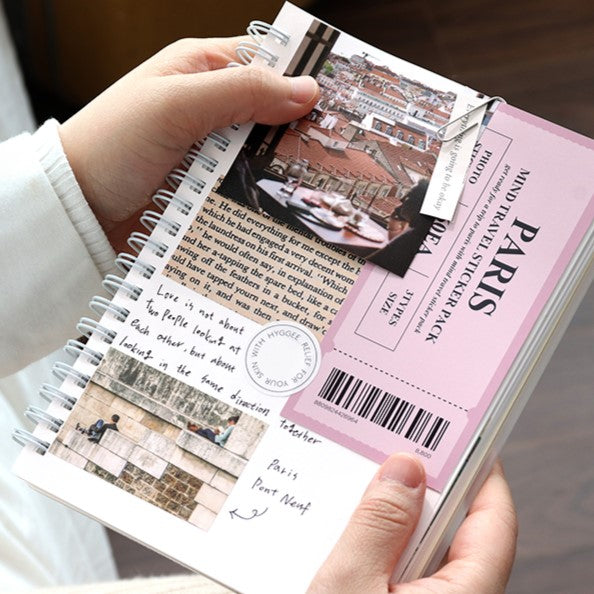 Indigo Mind Travel Sticker Pack - Paris (60EA)