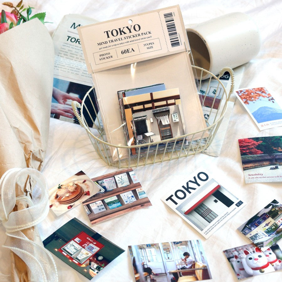 Indigo Mind Travel Sticker Pack - Tokyo (60EA)