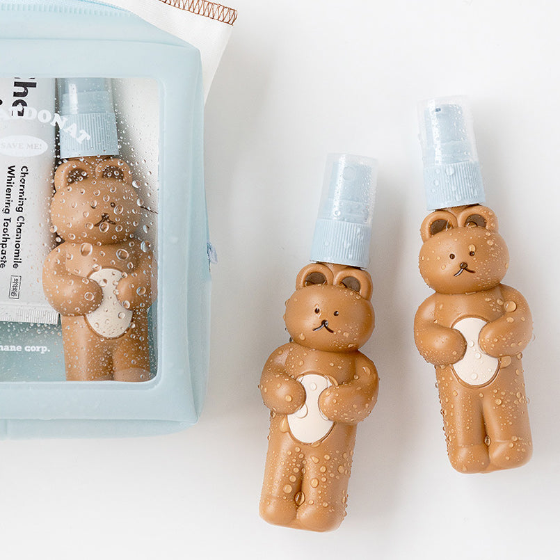 Donat Donat Bear Travel Bottle Set (4色)