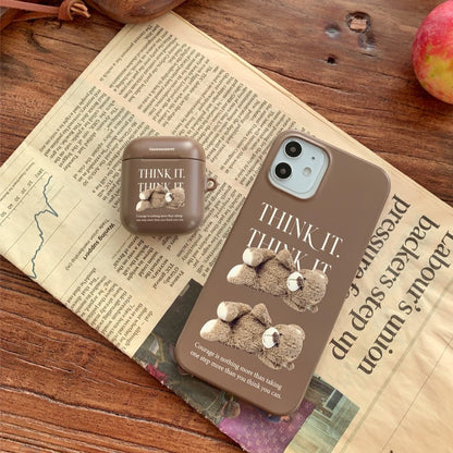 Think It Lettering Airpods Case (Hard 硬殼)