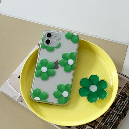 Ballon Flower Phonecase (Green, Black) (Clear/Tank 透明/透明Tank款)