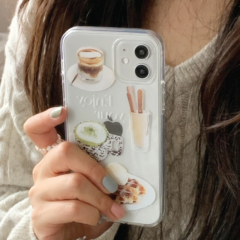 Enjoy Brunch Phonecase (Clear/Tank 透明/透明Tank款)