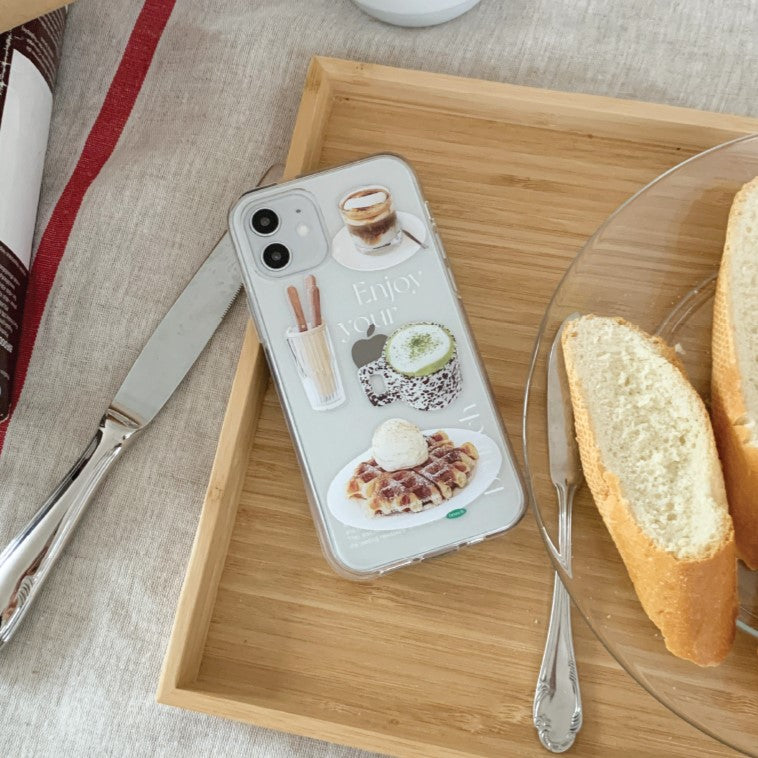 Enjoy Brunch Phonecase (Clear/Tank 透明/透明Tank款)