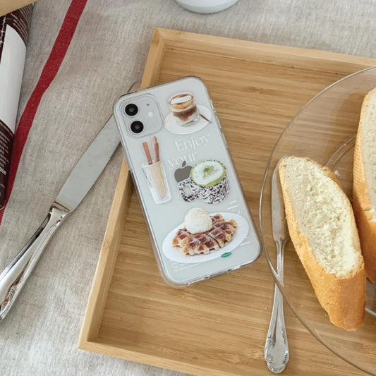 Enjoy Brunch Phonecase (Clear/Tank 透明/透明Tank款)