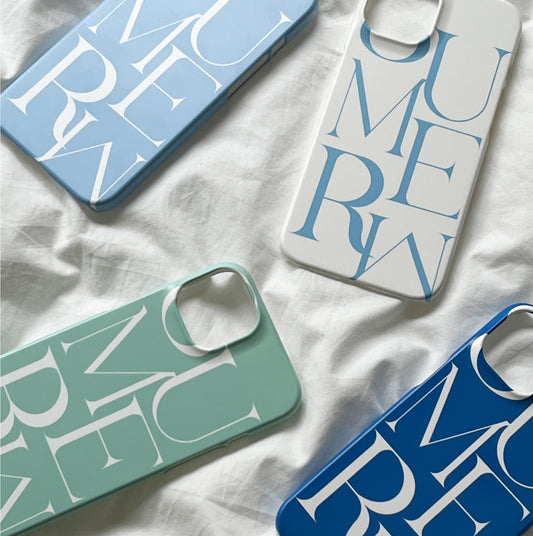 Summer Mood Lettering Phonecase (Hard 普通硬殼)