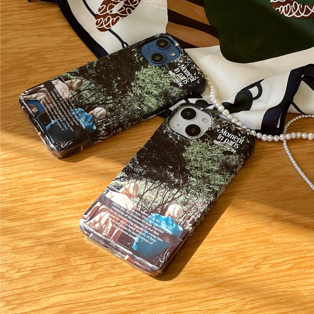 Mademoment Paris In Moment Bench Phone Case (Hard 普通硬殼)