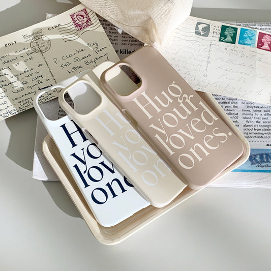 Hug Love Phone Case (Hard 普通硬殼) (3色)