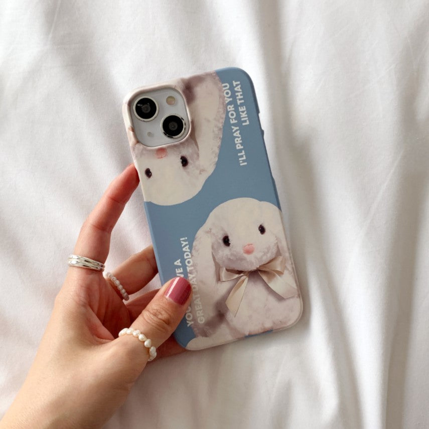 Pray For You Rabbit Phone Case (Hard 普通硬殼) (2款)