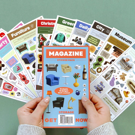 Indigo Storage Magazine Sticker Pack (10EA)