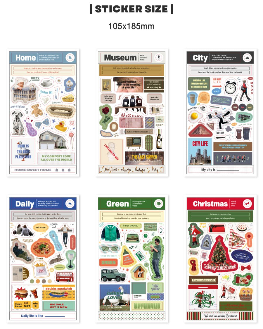 Indigo Storage Magazine Sticker Pack (10EA)