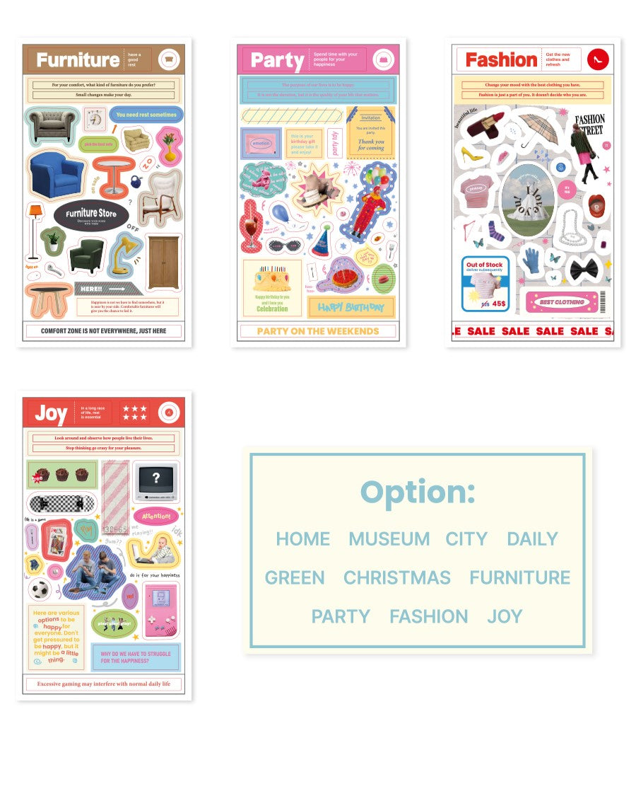 Indigo Storage Magazine Sticker Pack (10EA)