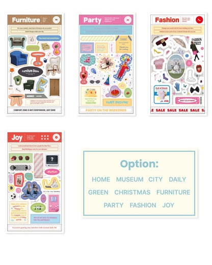 Indigo Storage Magazine Sticker Pack (10EA)