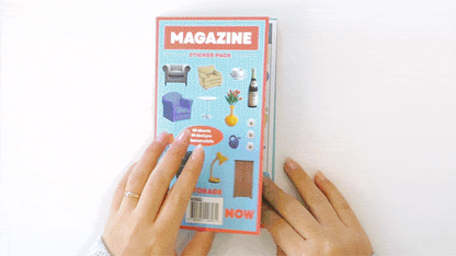 Indigo Storage Magazine Sticker Pack (10EA)