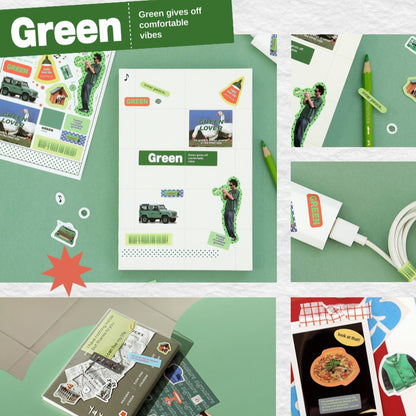 Indigo Storage Magazine Sticker Pack (10EA)