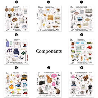 Indigo Storage Object Sticker Pack (8EA)