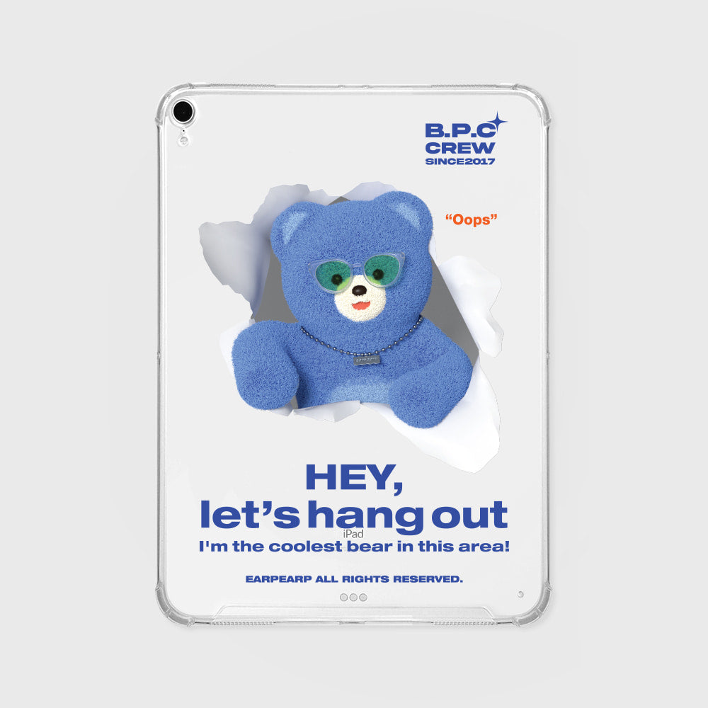 HANG OUT BUNI Ipad Clear Case