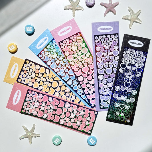 【特價Set】Promland Love Butterfly Sticker (6色)