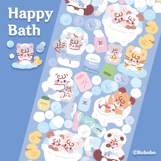 Near and Dear Happy Bath Sticker