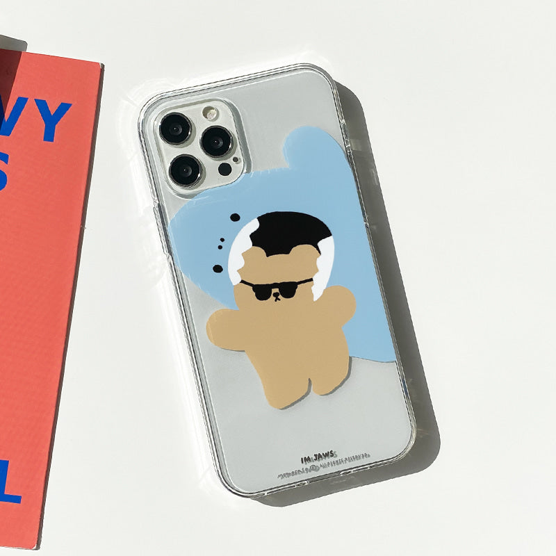 456 Bear & Jaws Phone Case (Clear 透明殼)