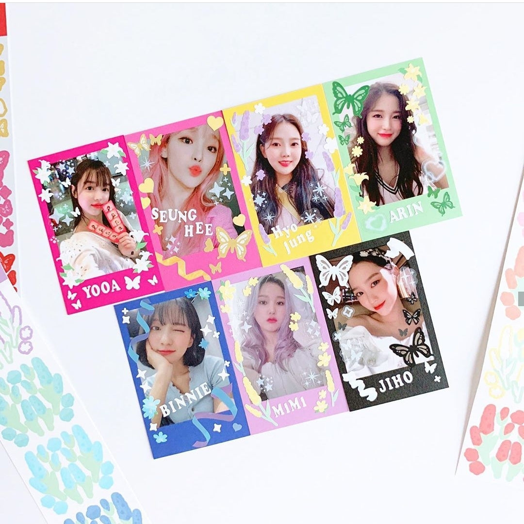 Love Me More Flower Waves: Lily Sticker (3色)