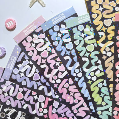 【特價Set】Promland Twinkle Confetti Sticker (8色)