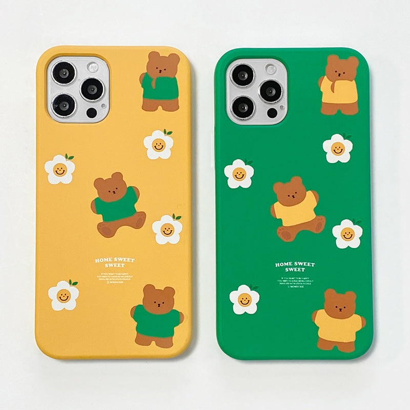 000 Sweet Chamo Bear Phone Case (Hard 普通硬殼)