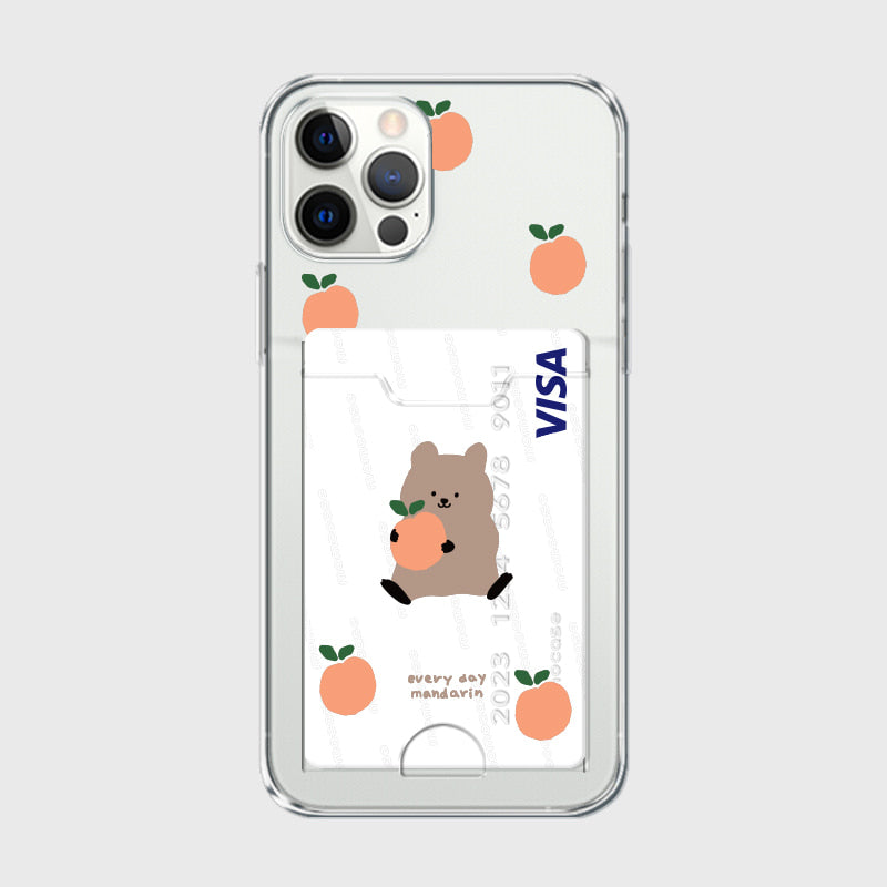 318 Mandarin Quokka (Card Pocket Jelly Case 透明插卡款)