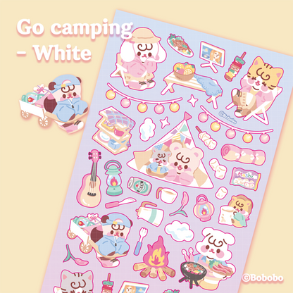 Near and Dear Go Camping Sticker (2色)