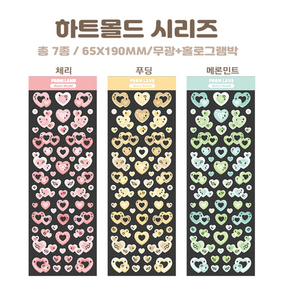 Promland Heart Mold Series Sticker (7色)