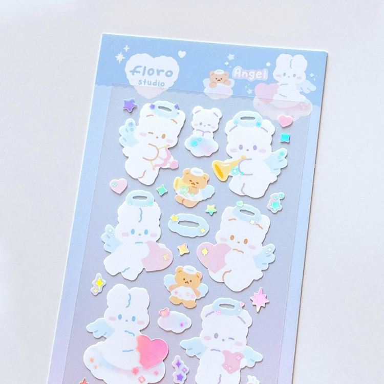 Floro Studio Angel Babies Sticker