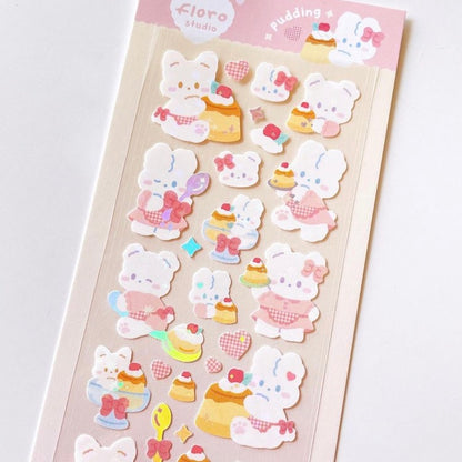 Floro Studio Pudding Babies Sticker