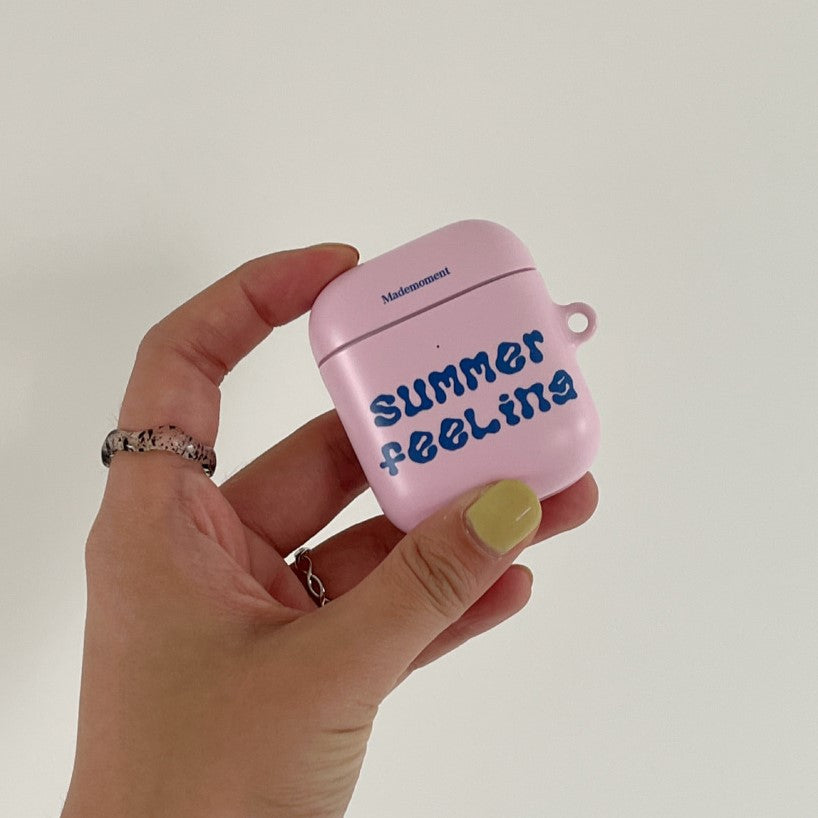 Summer Feeling Lettering Airpods Case (Hard 硬殼)