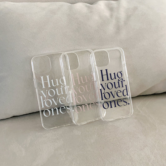 Hug Love Phone Case (Clear 透明殼) (3色)