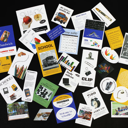 Paperian Nice Mood Sticker Pack -School (30EA)