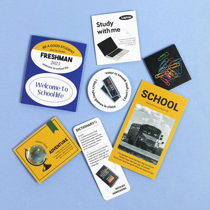 Paperian Nice Mood Sticker Pack -School (30EA)