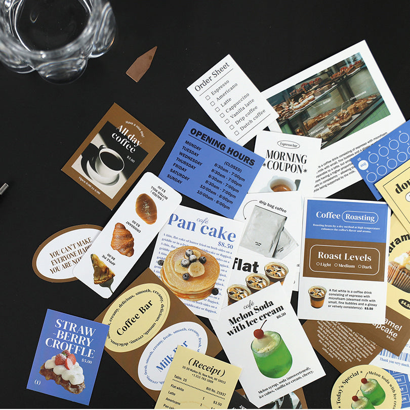 Paperian Nice Mood Sticker Pack -Coffee (30EA)